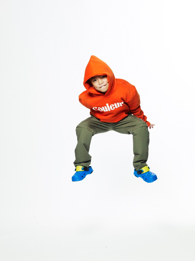 KIDS CLASSIC HOODIE - TANGERINE