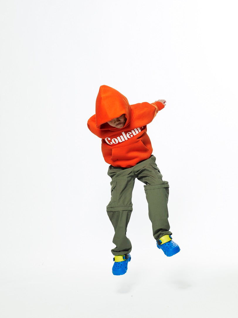 KIDS CLASSIC HOODIE - TANGERINE
