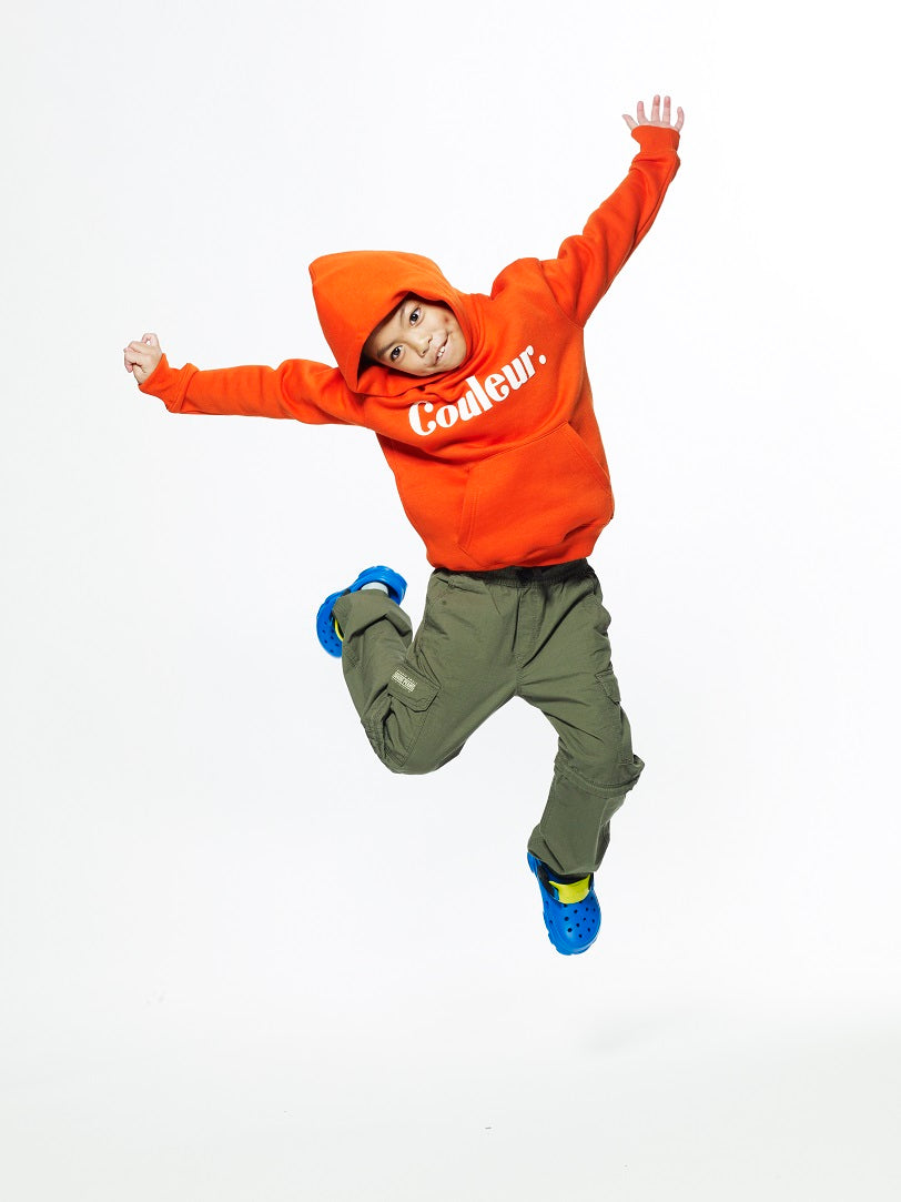 Classic Hoodie for Kids - Tangerine